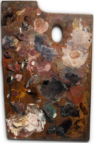 Edgar Degas - Palette d'Edgar Degas
