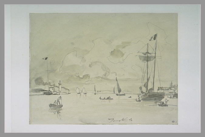 Johan Barthold Jongkind - Sortie d'Honfleur