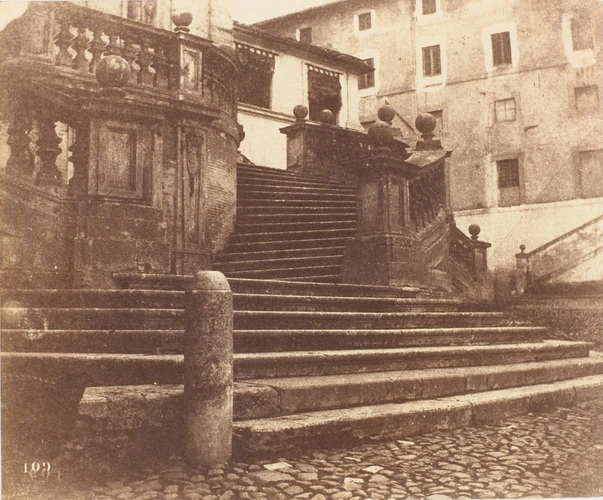 Gustavo Eugenio Chauffourier - Escaliers du Pincio, à Rome
