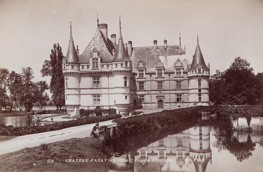 Neurdein frères - Façades orientales, château d'Azay-le-Rideau