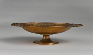 Ferdinand Levillain - Coupe "Animaux, médaillon Hercule n°1"