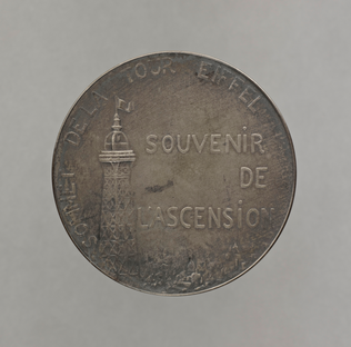 Alexandre Charpentier - Sommet de la Tour Eiffel, souvenir de l'ascension