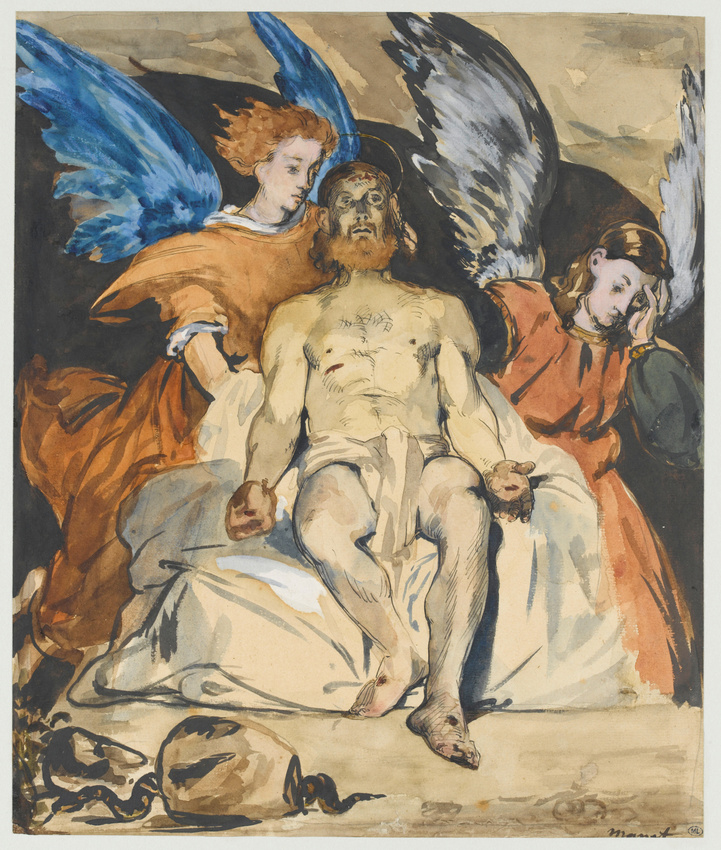Edouard Manet - Le Christ aux anges