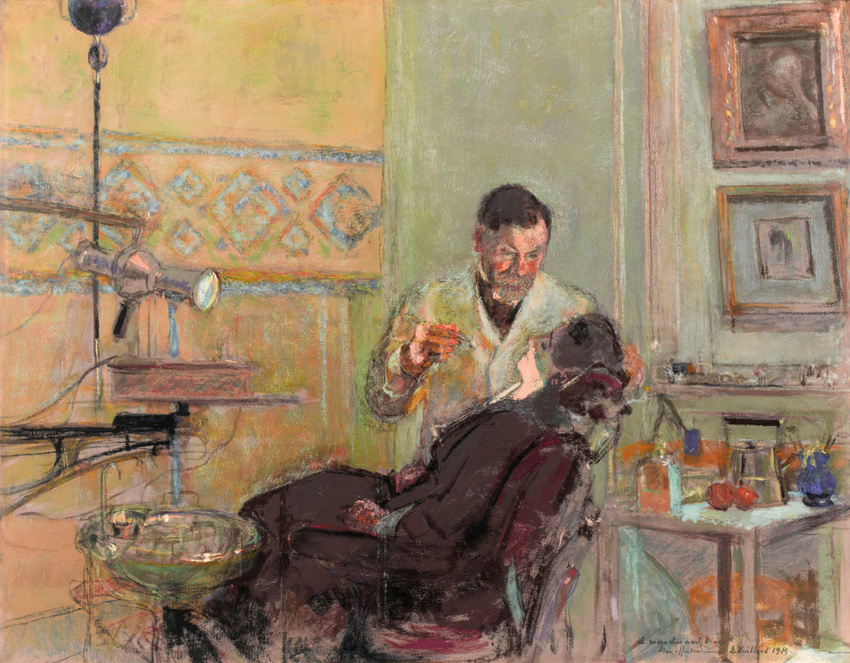 Edouard Vuillard - Le Docteur Georges Viau dans son cabinet dentaire