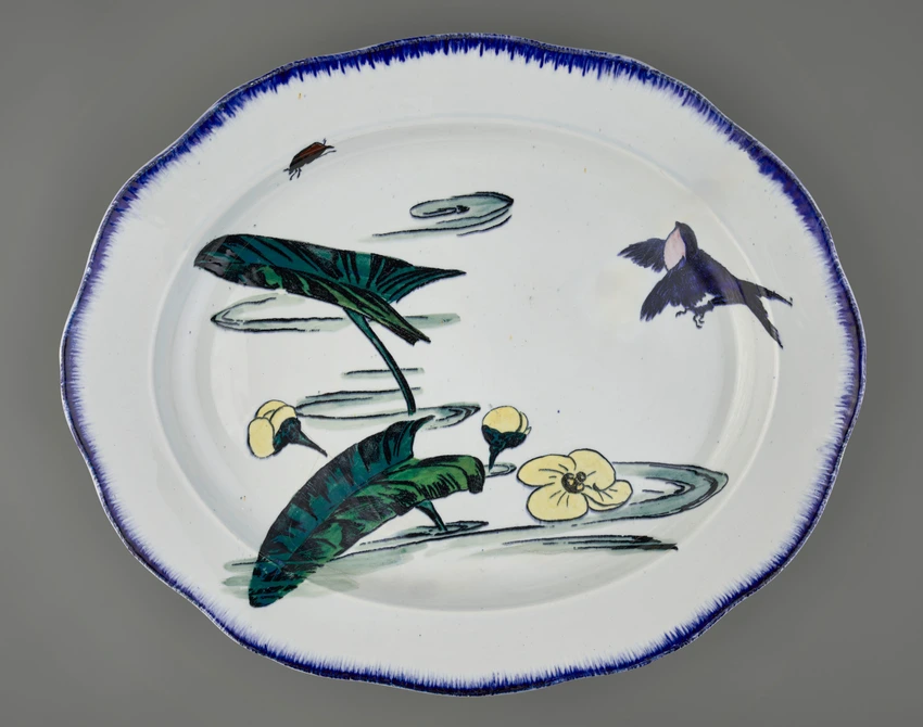 Plat ovale - Félix Bracquemond