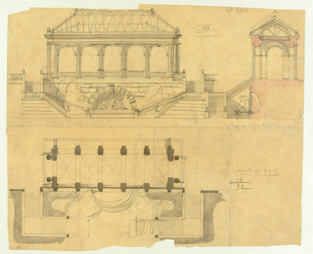 Hector Guimard - Travaux d'école. Problème d'identification