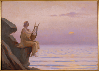 Alphonse Osbert - Harmonie du soir sur la mer