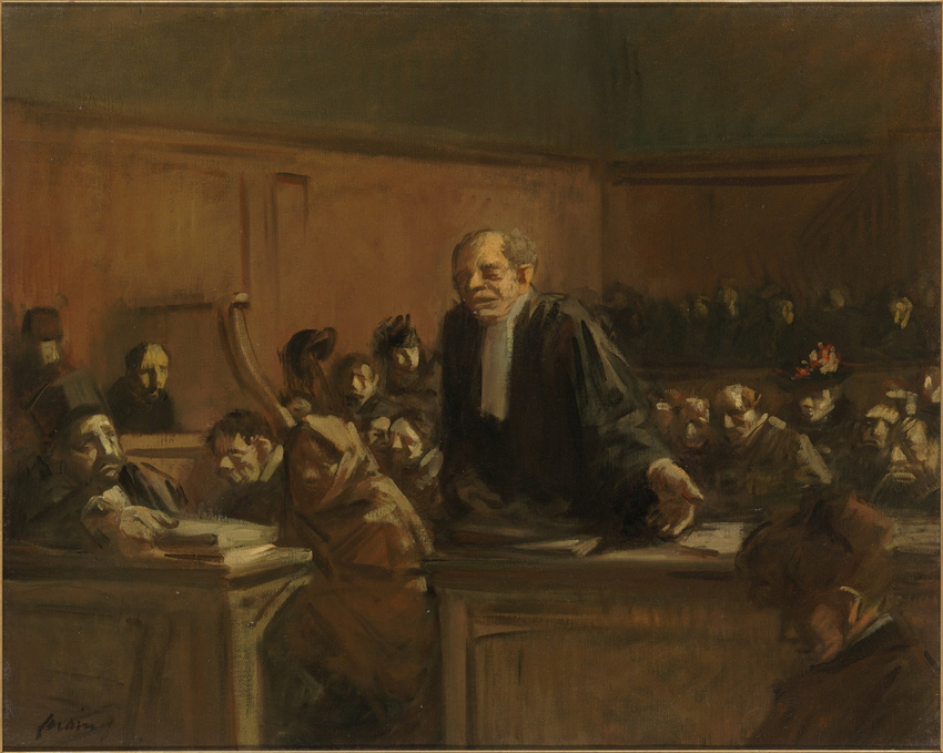 Jean-Louis Forain - La Plaidoirie