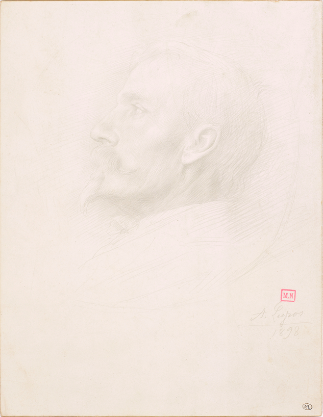 Alphonse Legros - Portrait de Walter Crane