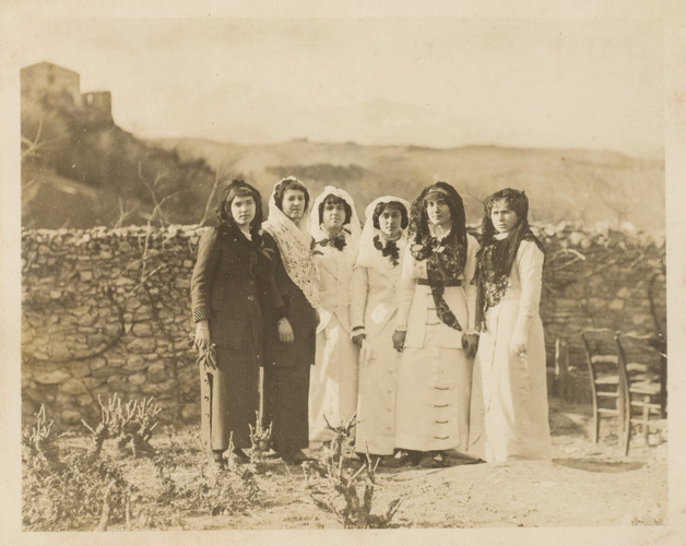 Paul Burty Haviland - Six demoiselles d'honneur, mariage de Frank et Josée Havil...