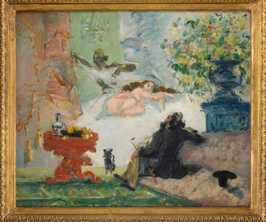 Une moderne Olympia - Paul Cézanne