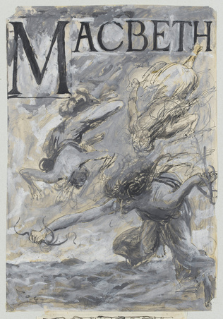 Luc Olivier Merson - Projet de frontispice pour Macbeth