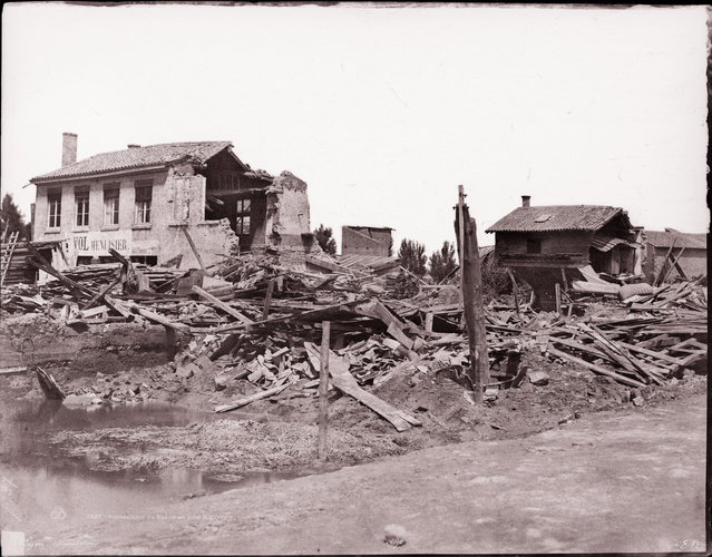 Édouard Baldus - Lyon, inondations