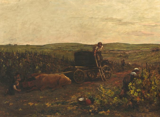 Charles-François Daubigny - Les Vendanges en Bourgogne