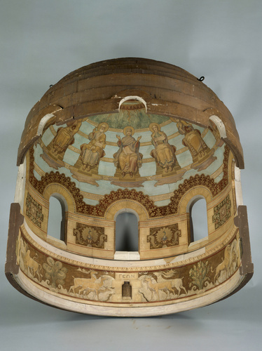 Charles Lameire - Paris, cathédrale grecque-orthodoxe Saint-Etienne, maquette de...