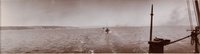 Philippe d' Orléans - Vue prise du yacht du duc d'Orléans (?), Bulgarie
