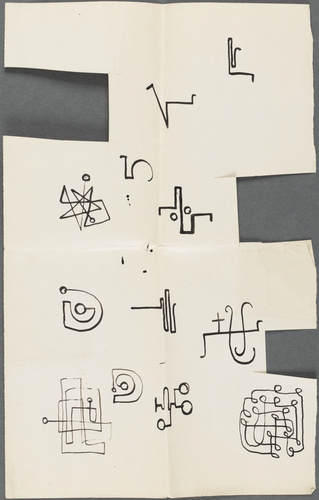Paul Guillaume - Dessins abstraits et géométriques