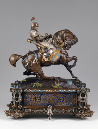 Antoine-Louis Barye - Guerrier tartare à cheval