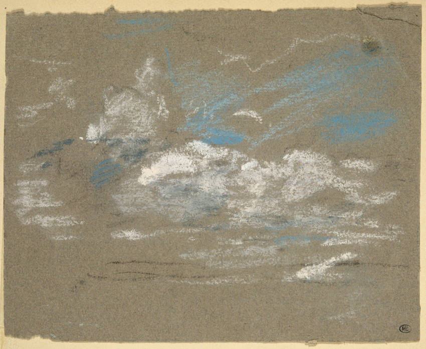 Eugène Boudin - Etude de nuages