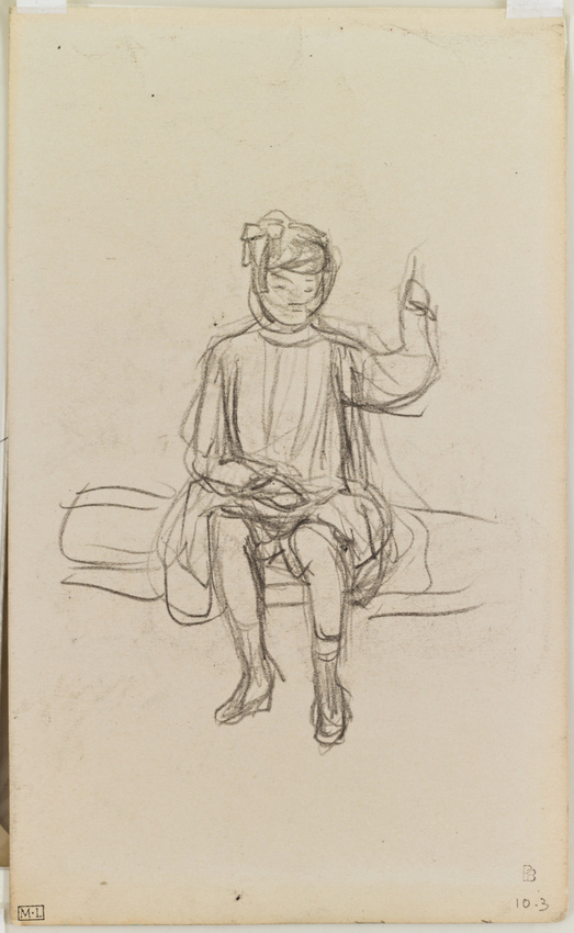 Pierre Bonnard - Petite fille assise