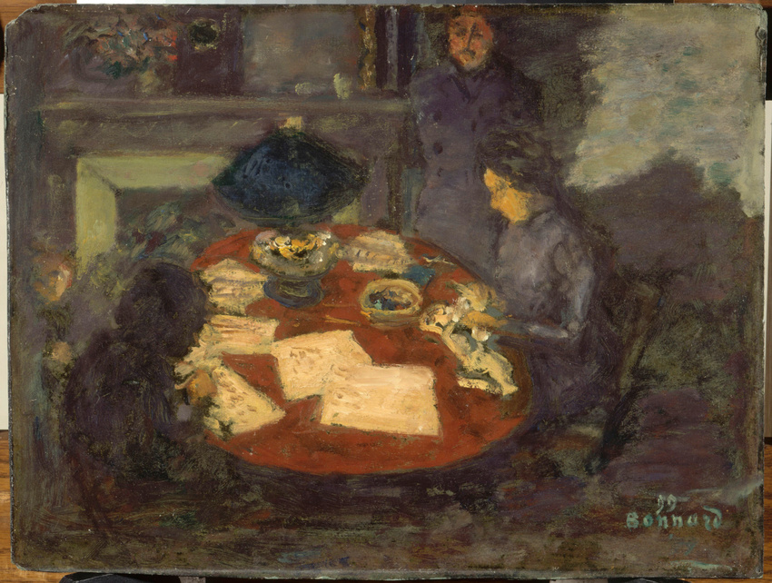 Pierre Bonnard - Sous la lampe
