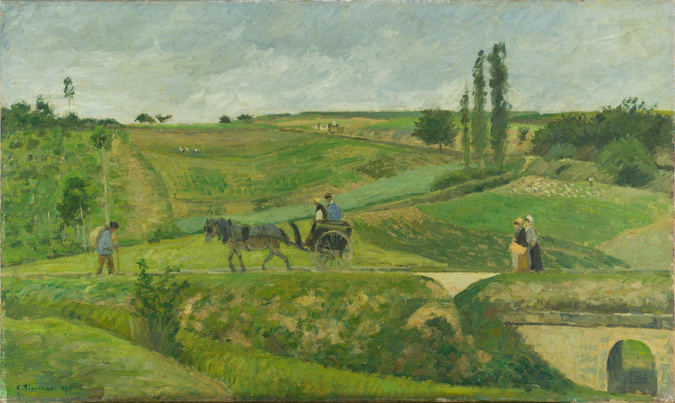 Route d'Ennery - Camille Pissarro | Musée d'Orsay