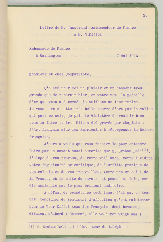 Gustave Eiffel - Biographie scientifique et industrielle. Résistance de l'air