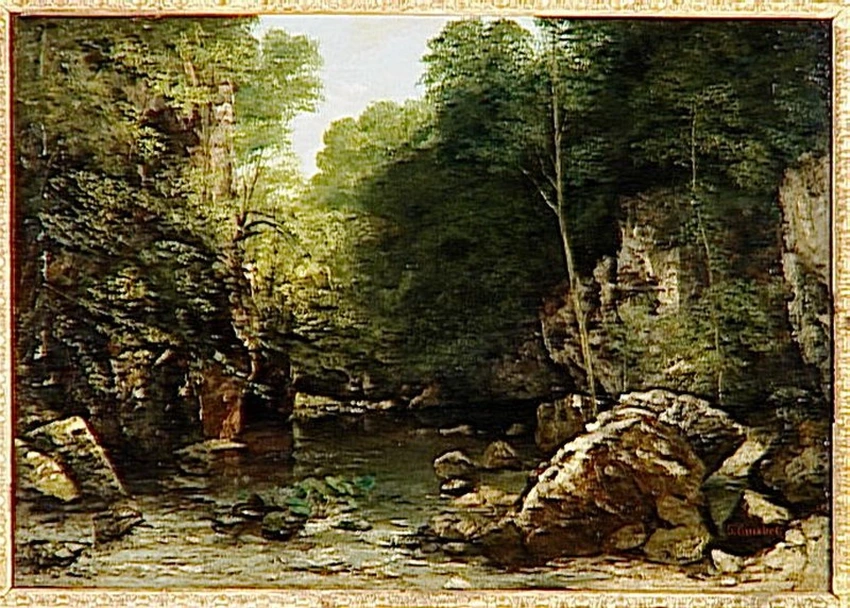 Le Ruisseau noir - Gustave Courbet