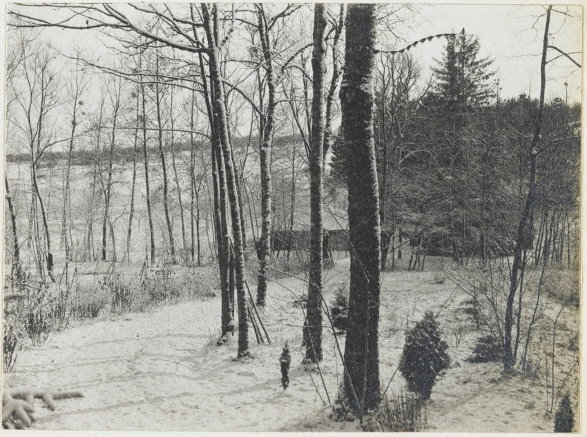 Charles Augustin Lhermitte - France, paysage de neige
