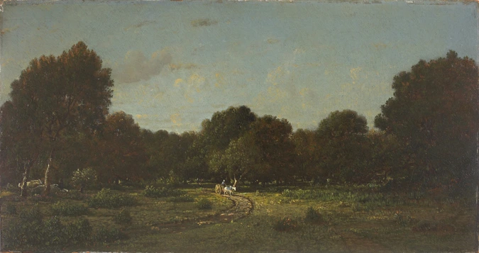 Théodore Rousseau - Clairière dans la Haute Futaie, forêt de Fontainebleau