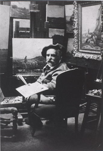 Anonyme - Portrait de Jean-Ferdinand Chaigneau à la palette