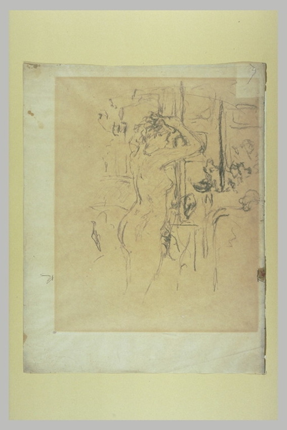 Edouard Vuillard - Femme nue à sa toilette