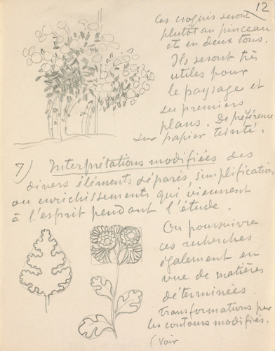 Eugène Grasset - Arbuste, feuille et fleur