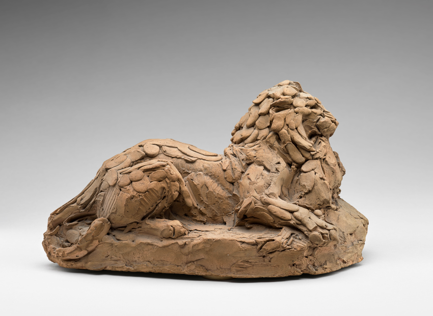 Lion dévorant un animal - Antoine-Louis Barye