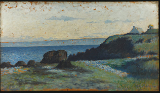 Alphonse Osbert - Diélette (Manche), la côte de Jobourg