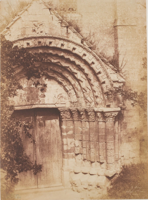 Porche de l'église, Villers-Saint-Paul - Henri Le Secq