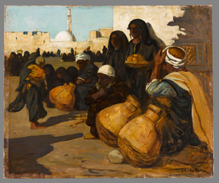 Charles Cottet - Marchands d'huile à Assiout