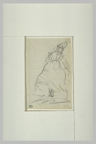 Edouard Manet - Femme debout, de dos