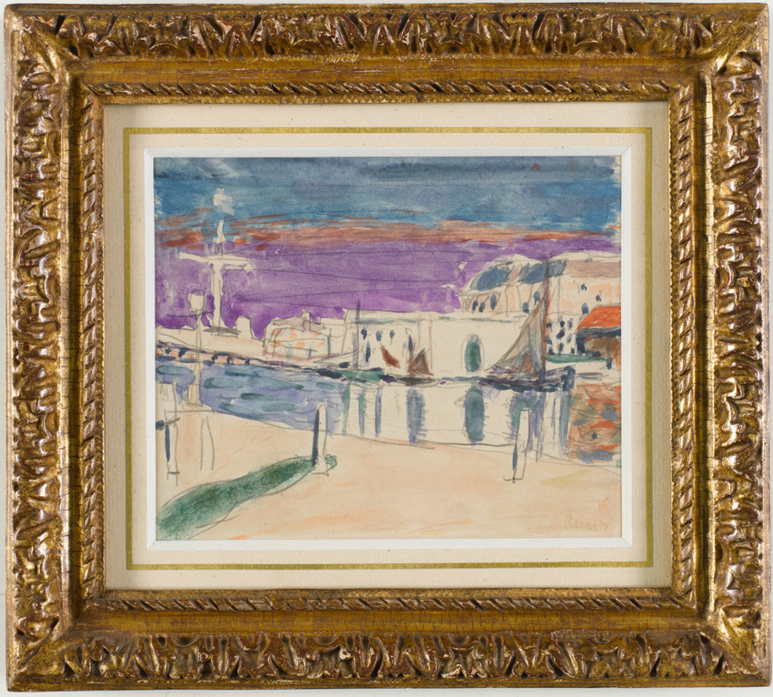 Pierre Bonnard - Vue du port de Saint-Tropez