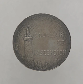 Alexandre Charpentier - Sommet de la Tour Eiffel, souvenir de l'ascension