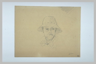 Odilon Redon - Portrait de l'artiste au chapeau de paille
