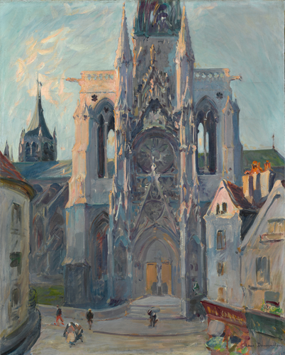 Louis Dumoulin - Le Portail de la Calende, de la cathédrale de Rouen