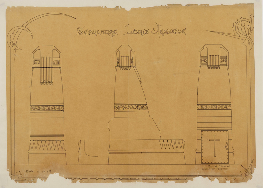 Hector Guimard - Issy-les-Moulineaux, cimetière d'Issy-les-Moulineaux, sépulture...