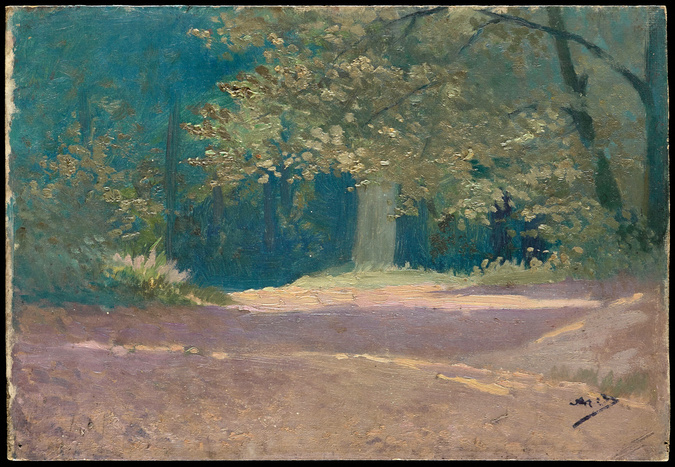 Alphonse Osbert - Le Matin au Deffand à Saint-Honoré-les-Bains (Nièvre)