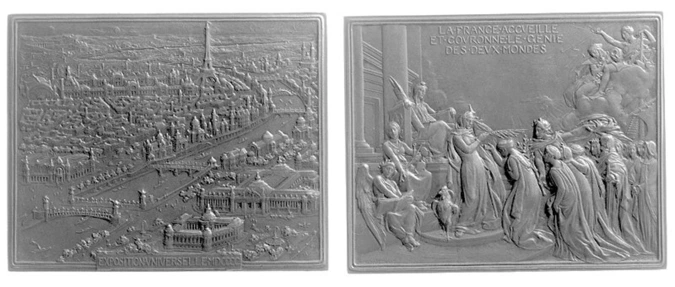 L'Exposition universelle de 1900 - La France accueille et couronne le Génie des Deux Mondes - Jules Edouard Roiné
