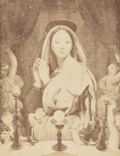 La Vierge à l hostie d après Jean Auguste Dominique Ingres Anonyme Musée d Orsay