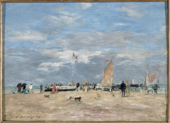 La Jetée de Deauville - Eugène Boudin | Musée d'Orsay