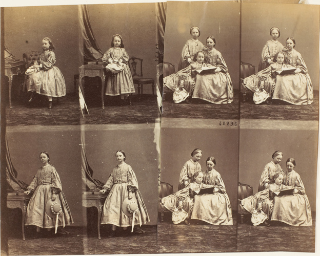 André Adolphe Eugène Disdéri - Ladies Mary, Katherine et Emily Onslow filles de ...