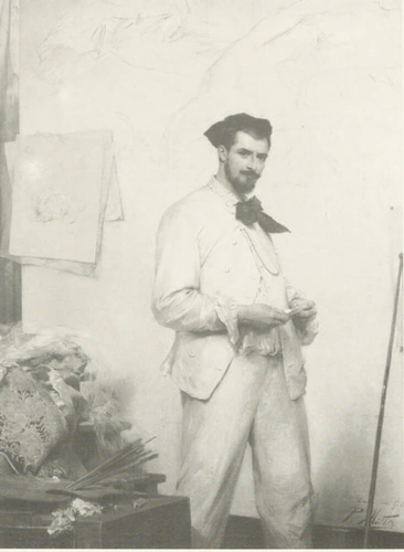 Portrait du peintre Georges Clairin - Paul Mathey