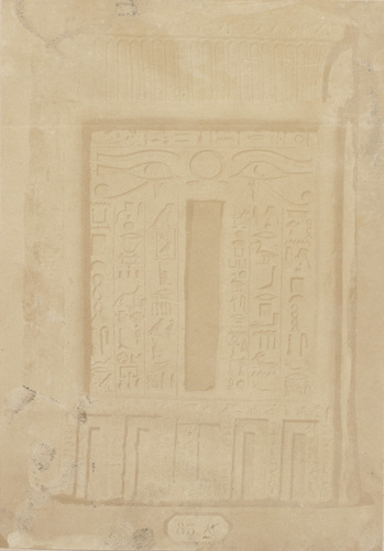 Théodule Devéria - Abydos , stèle, 12e dynastie, Usertesen III